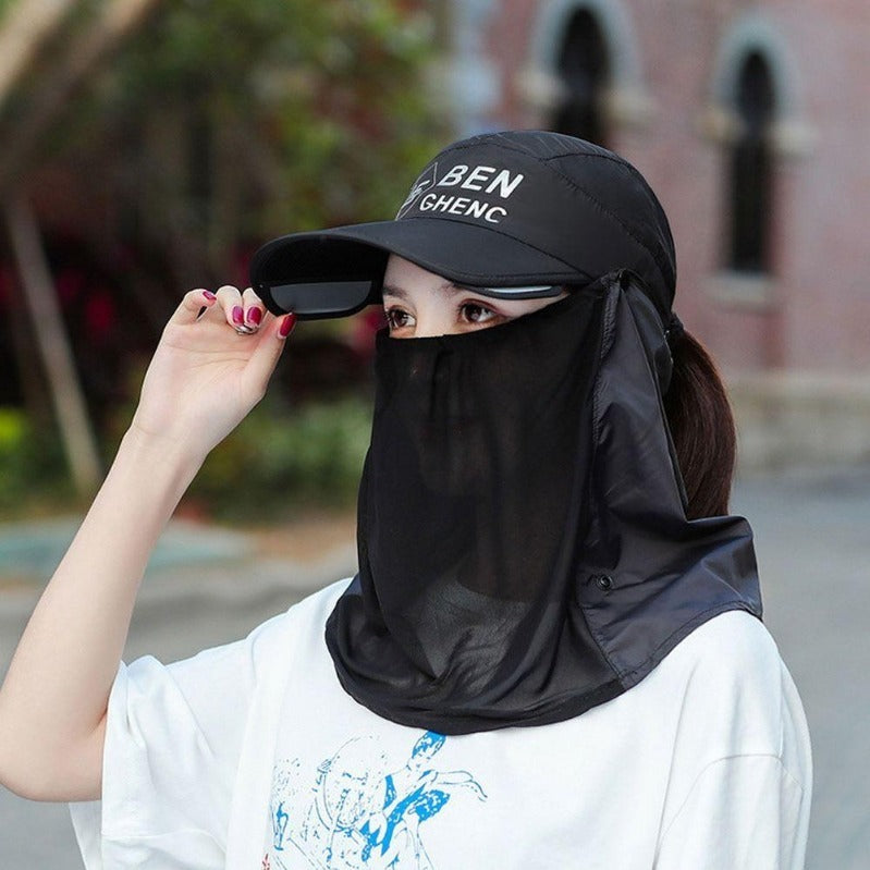 All-Terrain UV Shield Cap med nakke- og ansigtsbeskyttelse