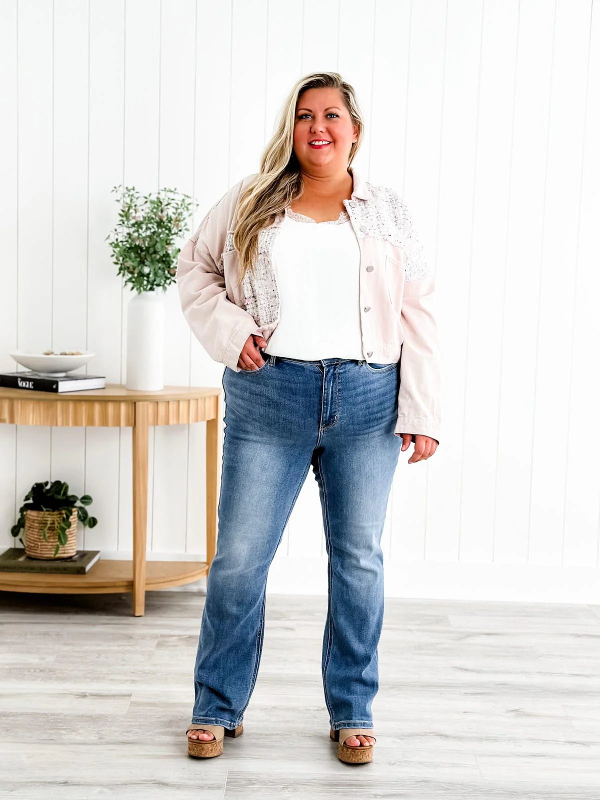 Holy Grail Bootcut-jeans med mavekontrol 🔥