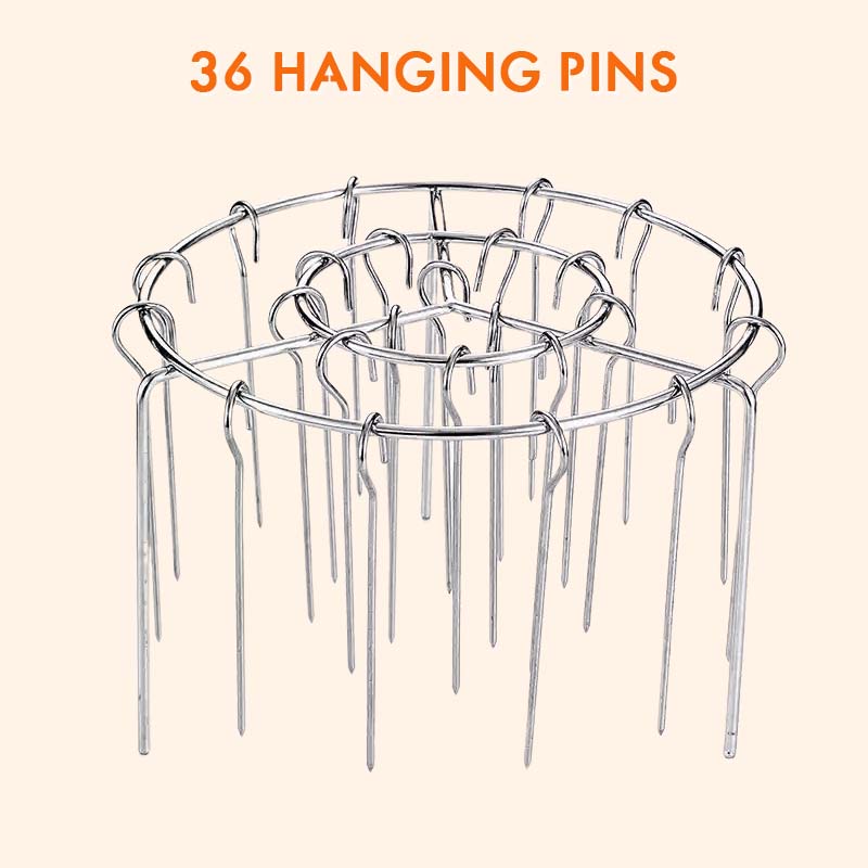 🔥 Air Fryer Skewer Rack | 360° jævn madlavning, sprød og saftig! 🍢