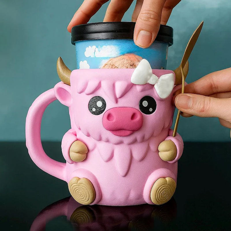 Ferdinand Highland Cow isbægerholder