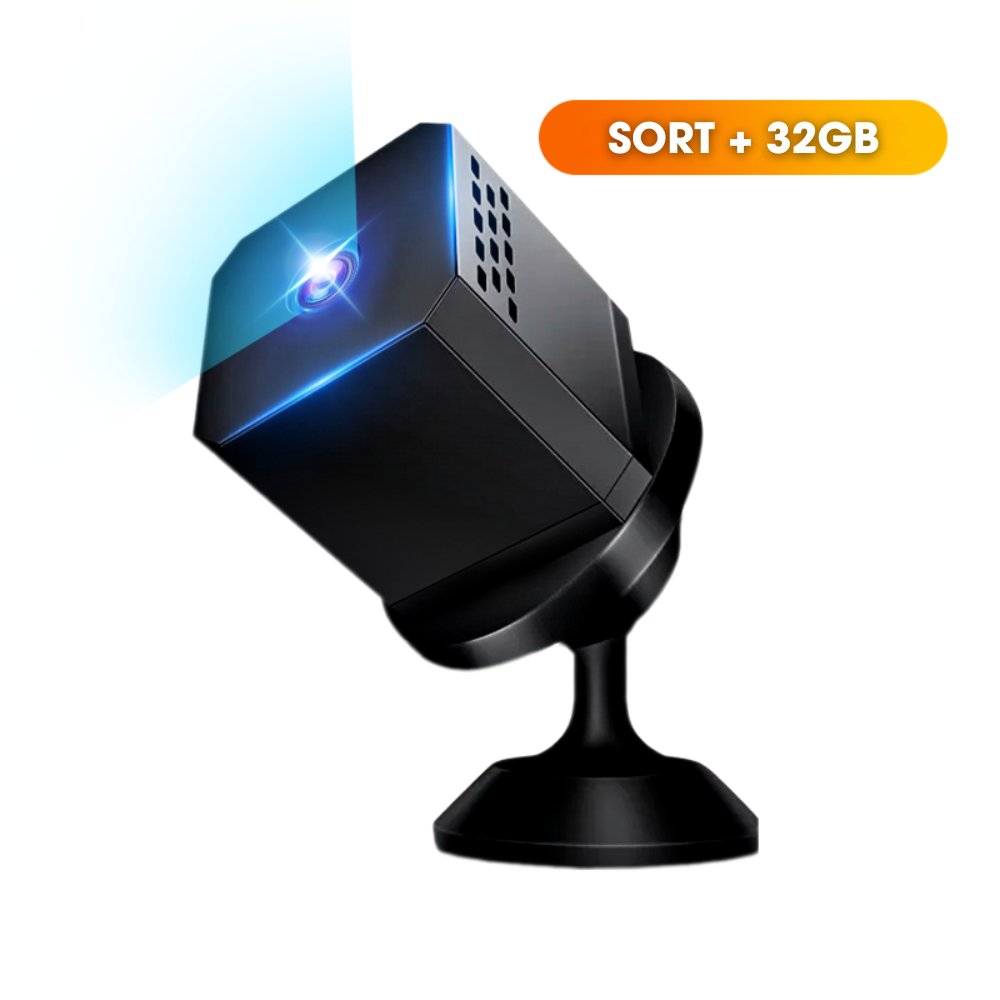 InstaGuard™ – Mini trådløst HD-sikkerhedskamera – fungerer uden Wi-Fi