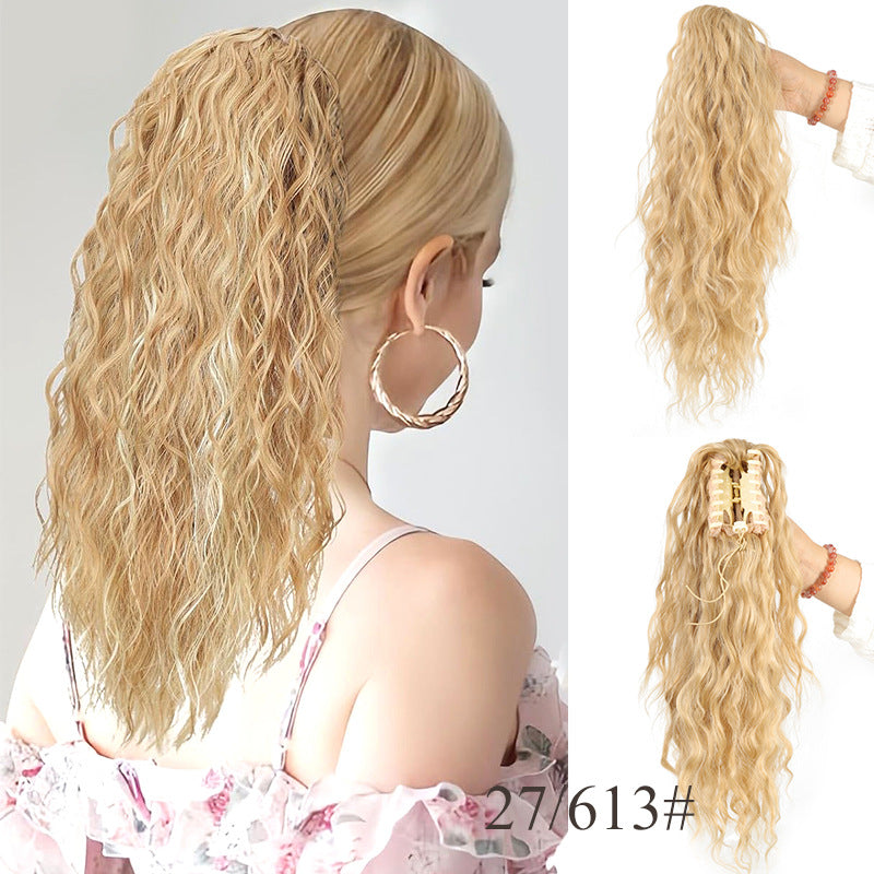 ⏳Begrænset tid 50% rabat💥💖18 tommer krøllet, bølget Frizz-hårfortykning med hestehale