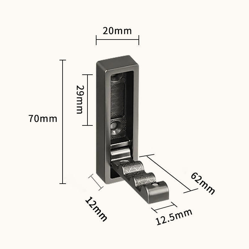 🔘 Usynlig foldeknage - slank, pladsbesparende og super praktisk!