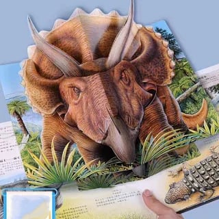 ⏰Særlig ugentlig kampagne: 60% rabat🦖Encyclopedia 3D Prehistorica Dinosaurs📙HARDCOVE