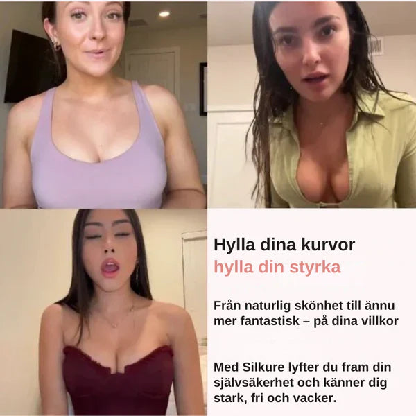 Trekantede tykke silikoneplastre til brystet