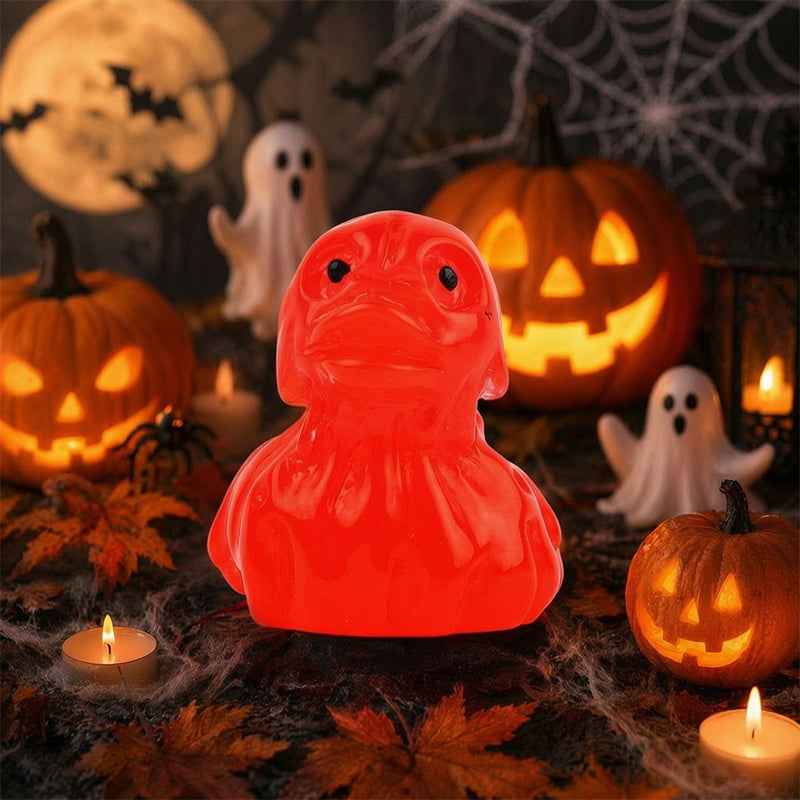 👻 Små Spooky Ænder – Søde Halloween-Miniaturer, der Lyser i Mørket 🎃