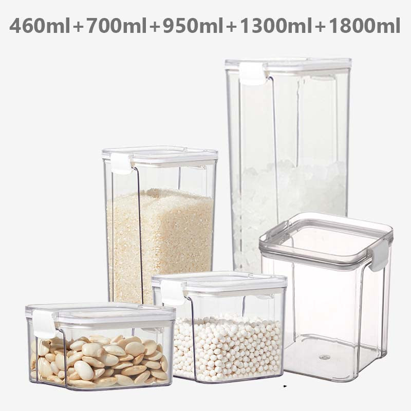 Bageopbevaringssæt Beholder Køkken 3/5 stk sæt