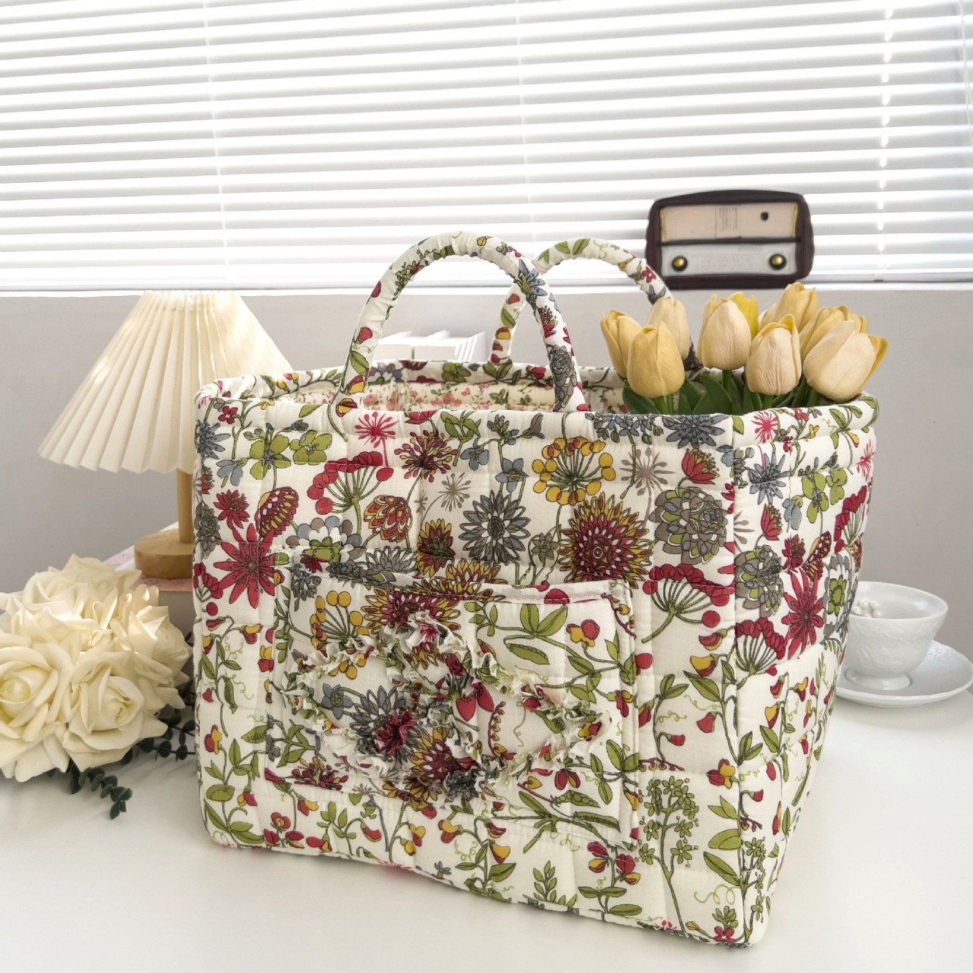 Hot Sale 45% OFF- Boho stof opbevaringskurv