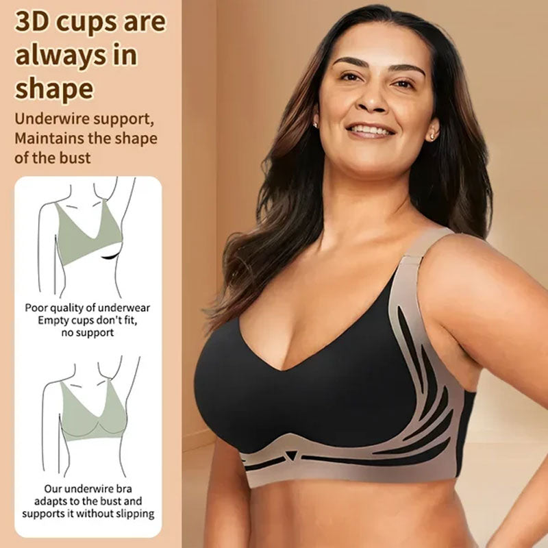 Køb 2 og få 1 gratis (3 stk) ❤️Anti-Sagging Wire Free Push-Up Bra