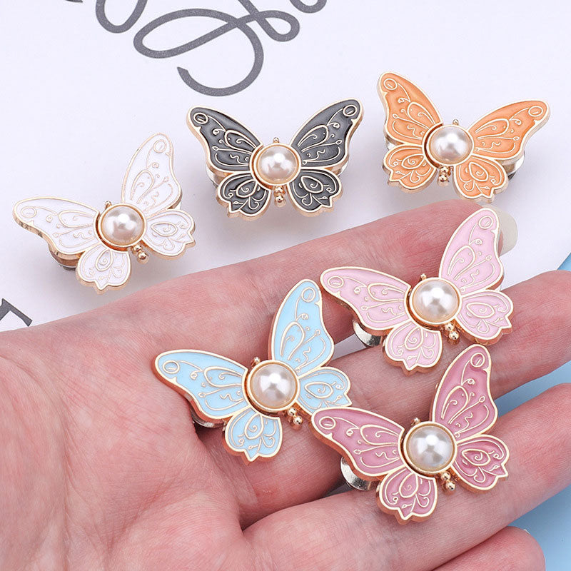 Perle sommerfugl taljespænde🦋(10 stk)