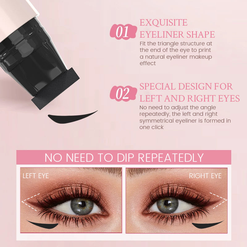 Eyeliner-stempel i ét stykk