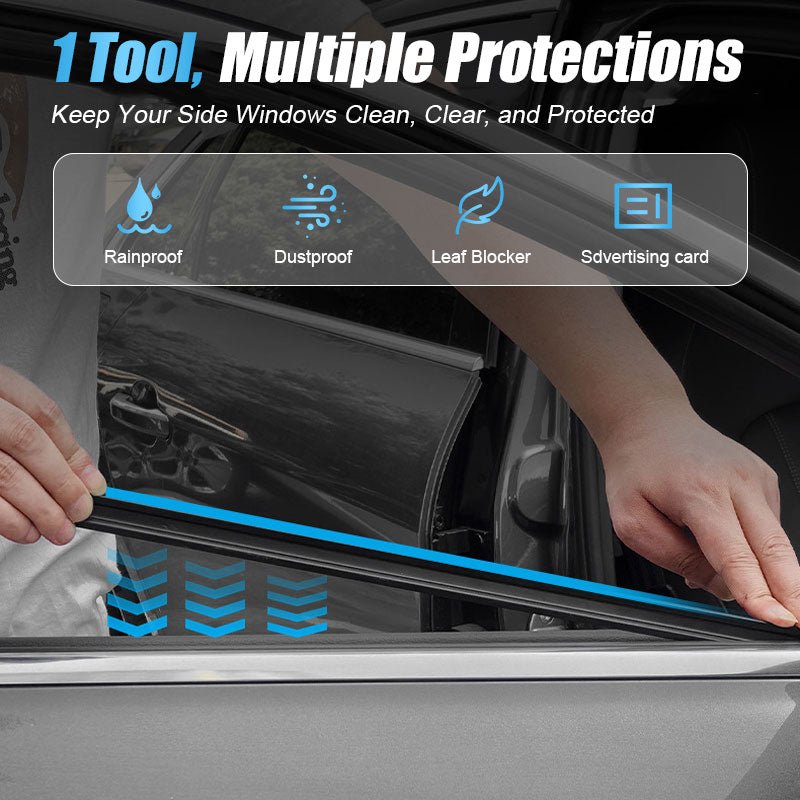 🚗 All-Weather Side Window Wiper for Cars (1 par)