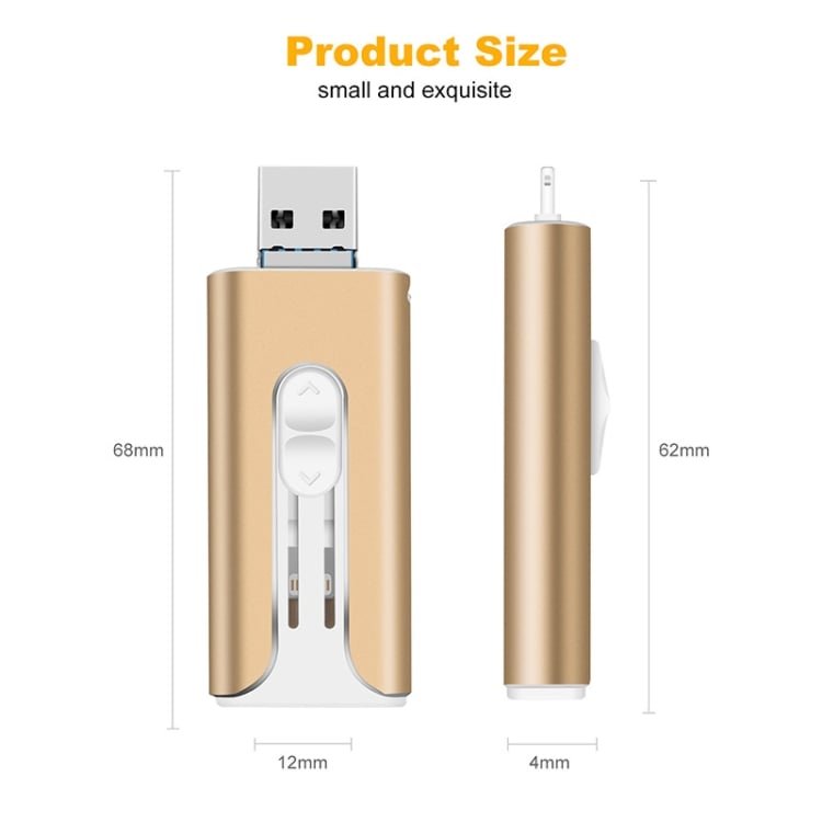 4 i 1 USB-hukommelse - lynhurtig billedoverførsel
