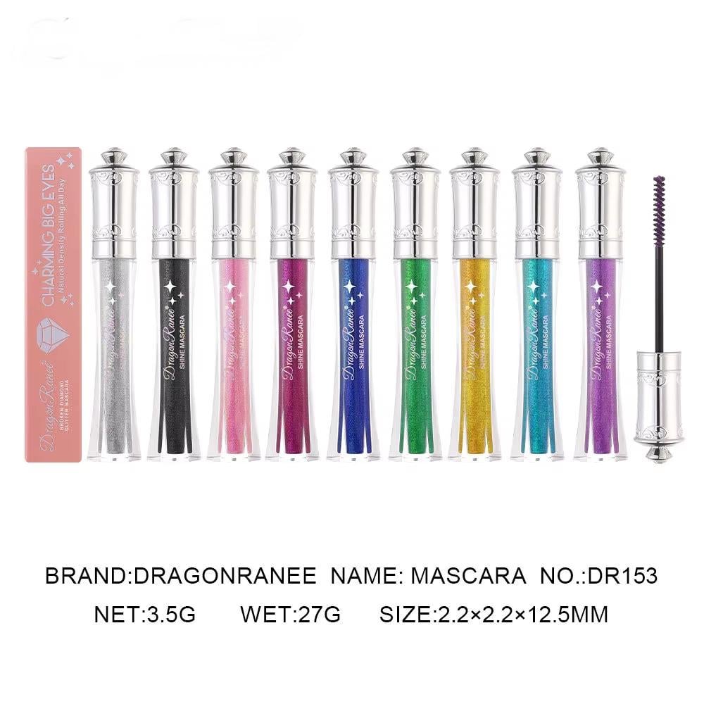 Glitrende krystalldiamantfarvet glittermascara