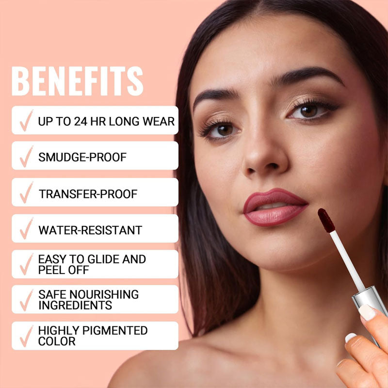 💋 Peel-Off Long-Lasting Lip Liner &Glos