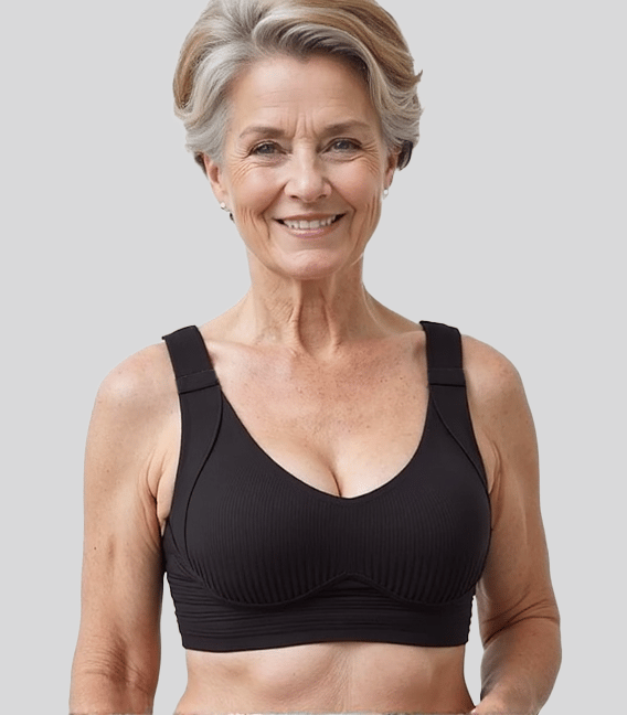 🎁Ribbet push-up-bh til kvinder med justerbare bøjler