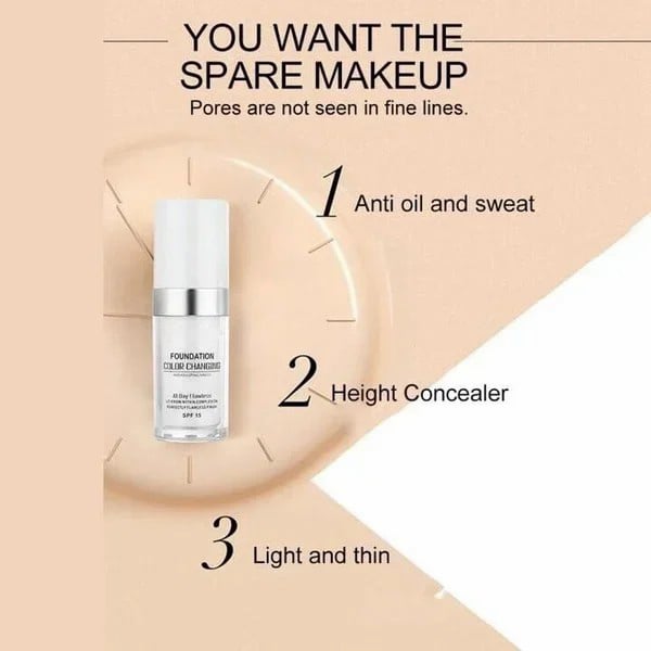 🎁Sidste dag - Køb 1 få 1 gratis🎉Colour Changing Mature Skin Foundati