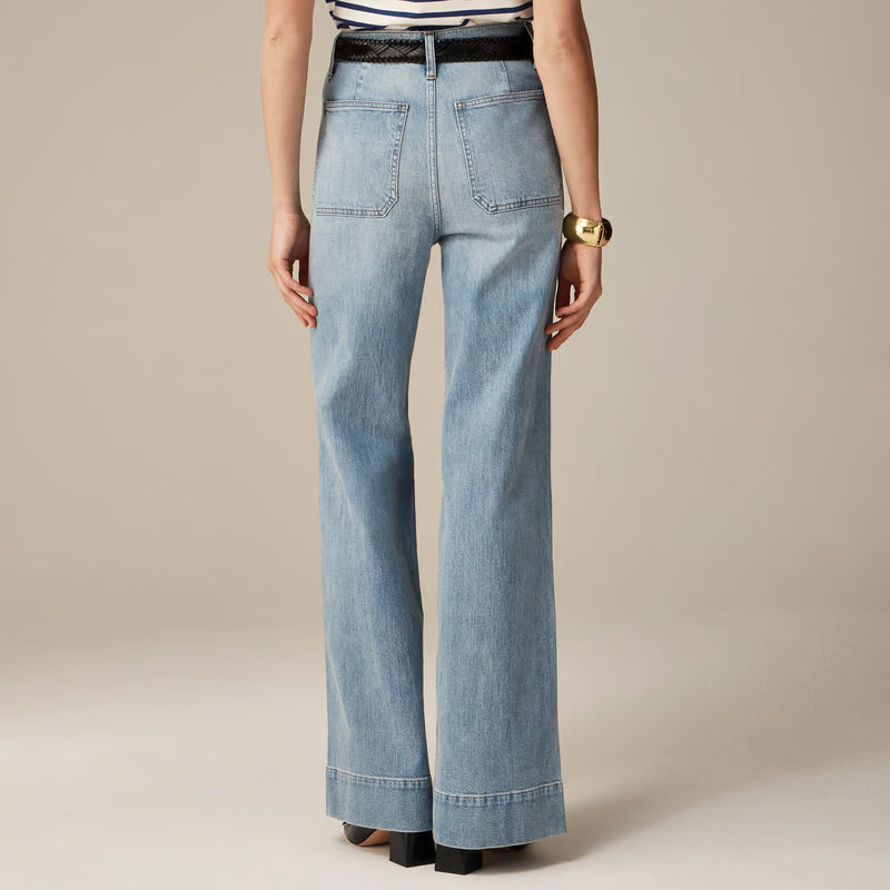 🧣🔥Spring Fashion Update 49% OFF👖Tummy Control Sailor Wide Leg Trouser