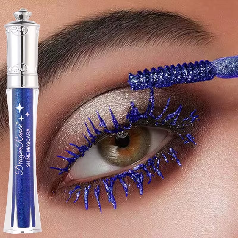 Glitrende krystalldiamantfarvet glittermascara
