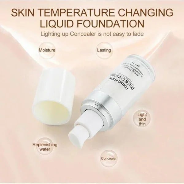 🎁Sidste dag - Køb 1 få 1 gratis🎉Colour Changing Mature Skin Foundati