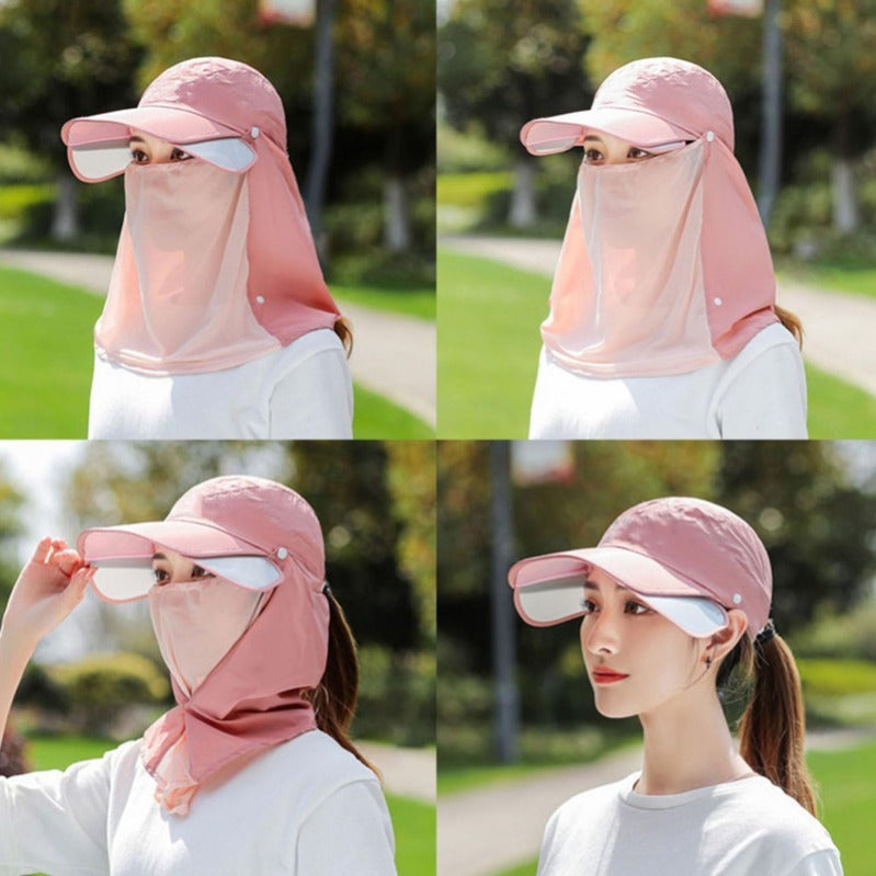 All-Terrain UV Shield Cap med nakke- og ansigtsbeskyttelse