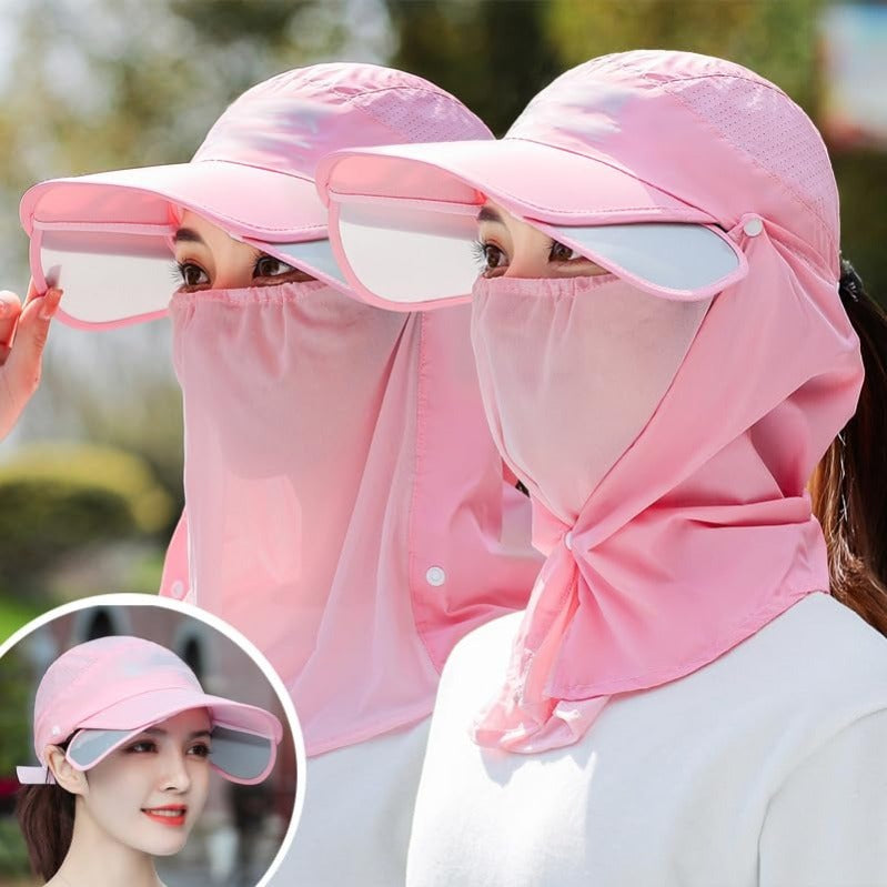 All-Terrain UV Shield Cap med nakke- og ansigtsbeskyttelse