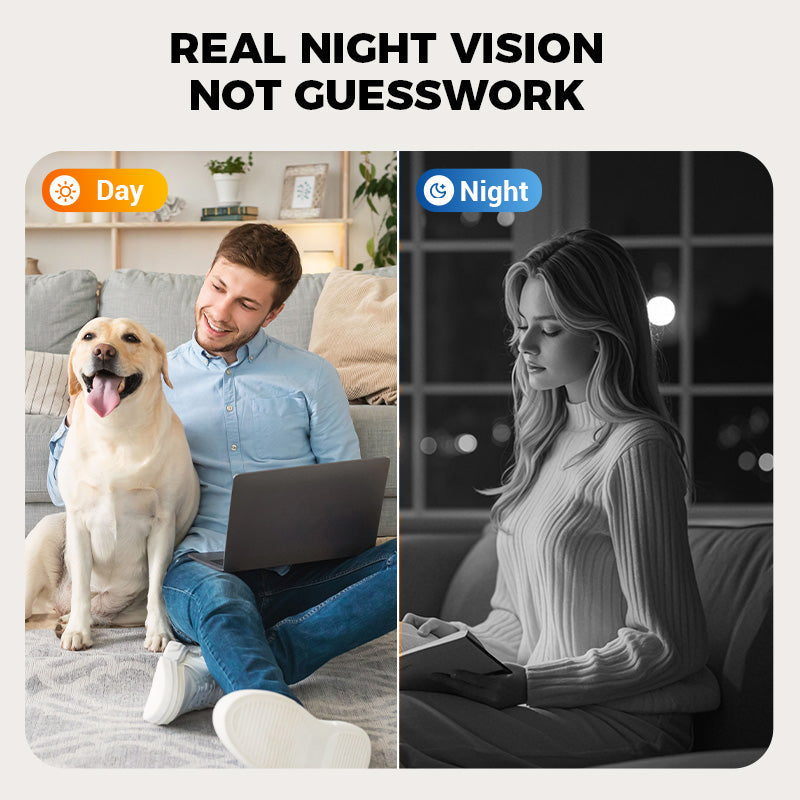 Mini Smart HD-overvågningskamera med nattesyn