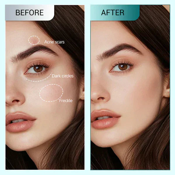 🔥Sidste dag køb 1 få 1 gratis!🎁All-in-one fugtighedscreme, concealer og dækning 💧✨ Let og vandfast