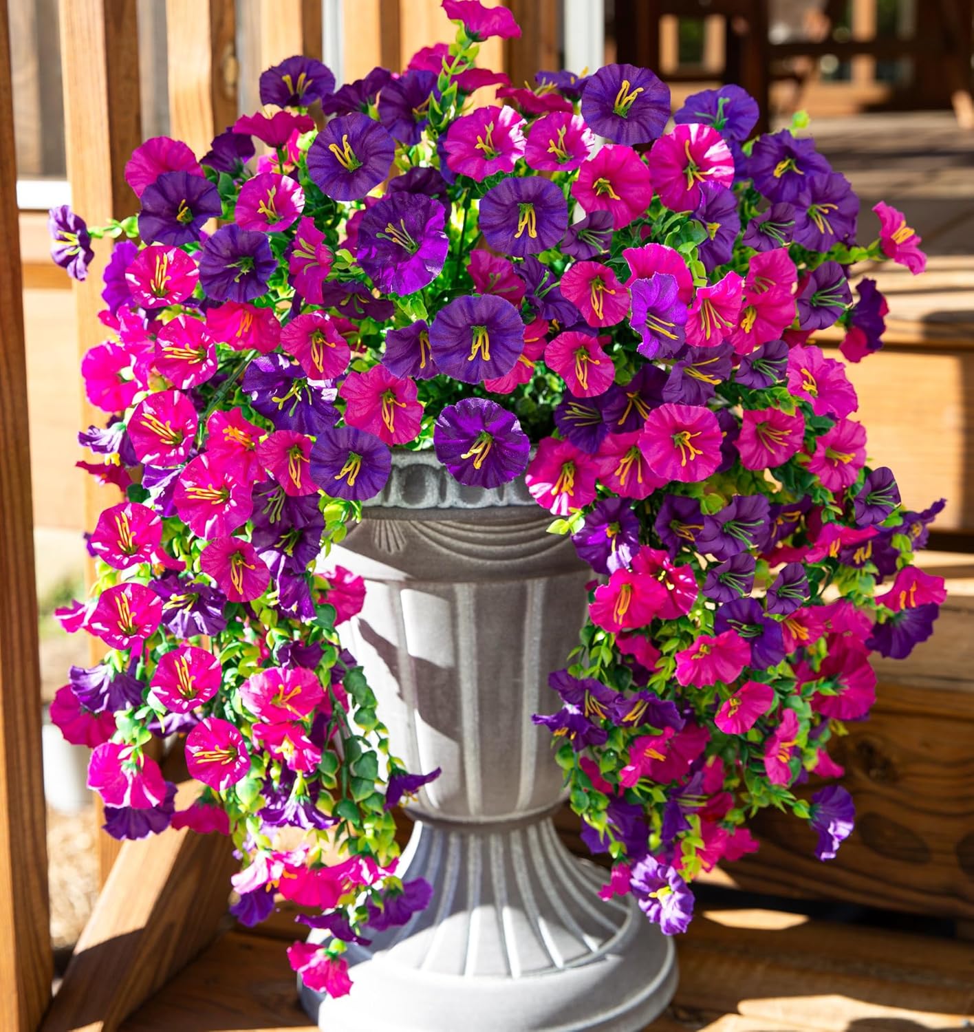 Perfekt havedekoration - 🌺 Simulation Eucalyptus Petunia Vine