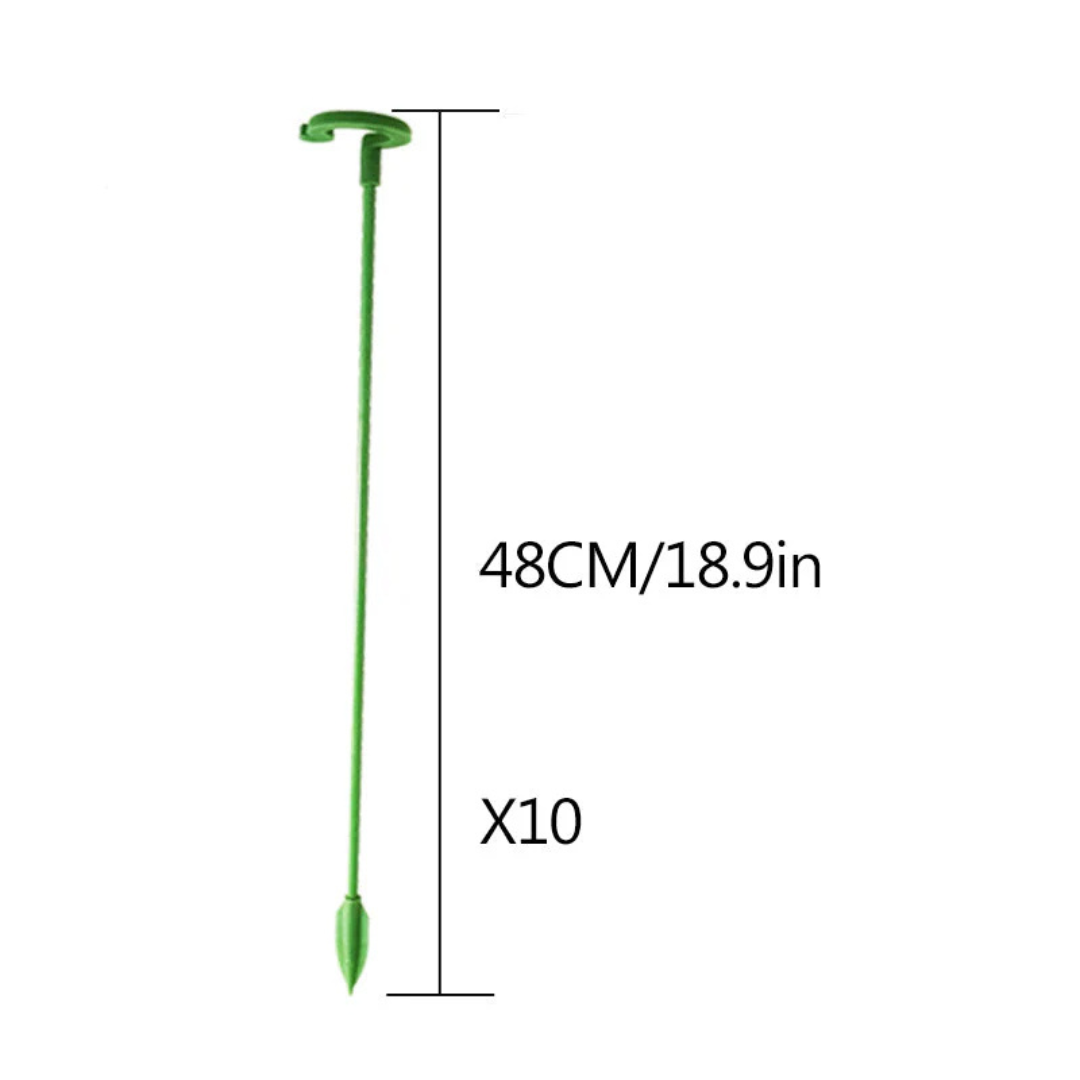 PlantGuard™ - 10 stk. Holdbare Plante Støttebeslag