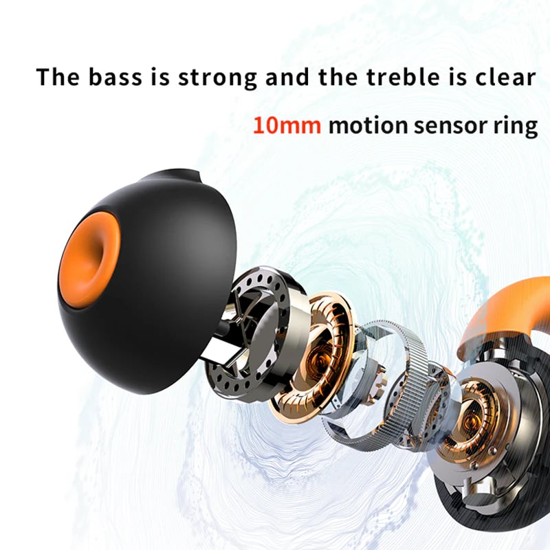 🥰 Bluetooth Ear Clip-On Headset med Ai Translator med digitalt display 🎧 🎧