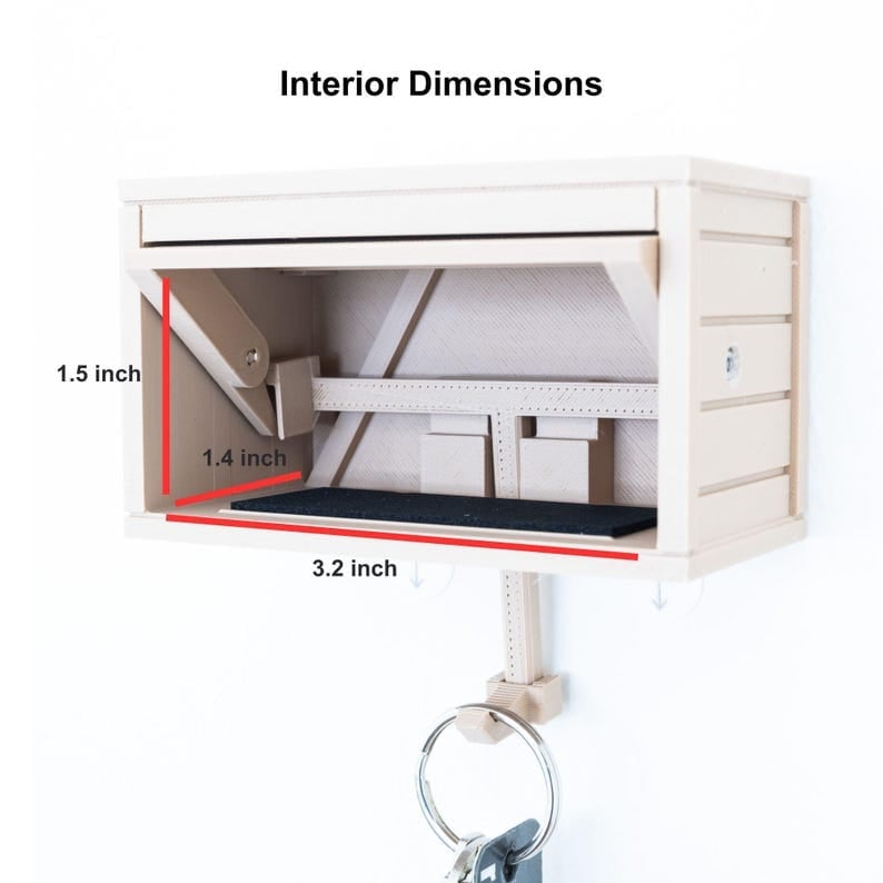 🚗🔑Auto Garage Key Holder - Interaktiv åbning af dør