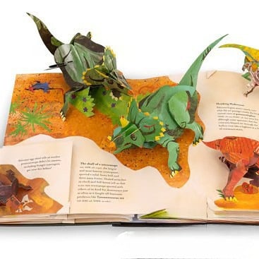 ⏰Særlig ugentlig kampagne: 60% rabat🦖Encyclopedia 3D Prehistorica Dinosaurs📙HARDCOVE
