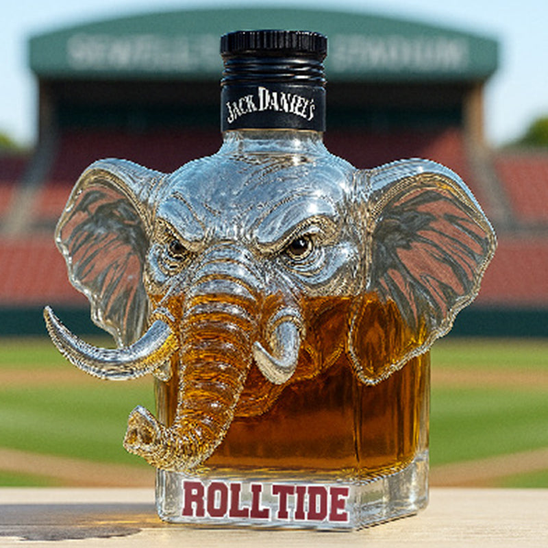 University of Alabama Crown Royal Whiskey-flaske