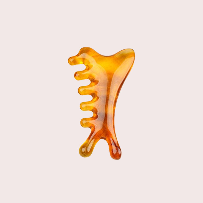 Multifunktionel hovedbundsmassagekam til skrabnin