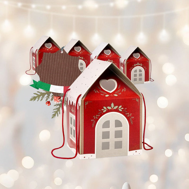Gaveæske »Christmas Wonderland Cottage« | Hyggelig julegave
