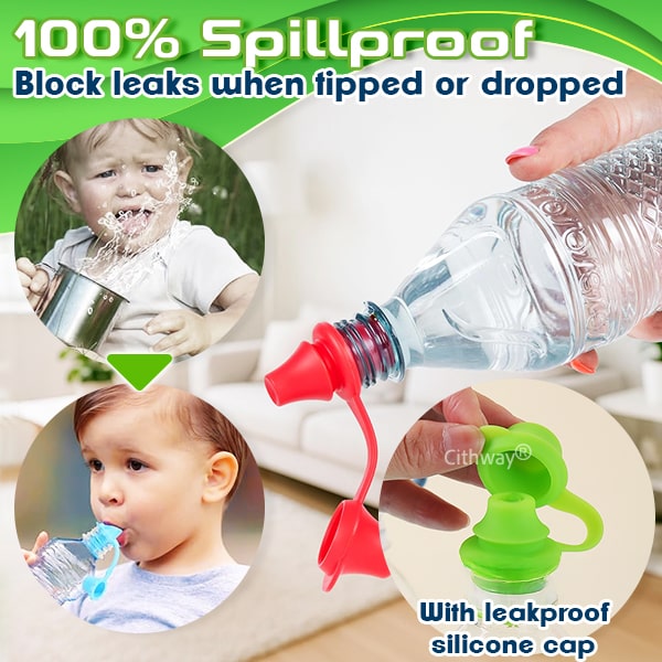 Cithway® Sip-Well Baby flasketud i silikone (3 stk)