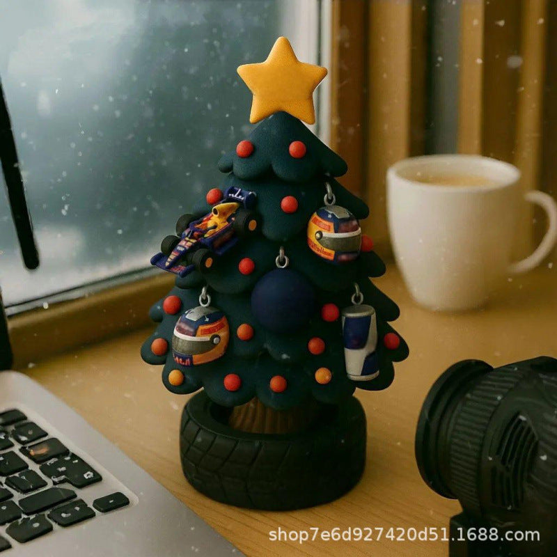 🎄🏎️ Mini-juletræ i F1-team-design