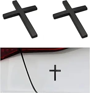 Køb en, få en gratis!✝️ Metal Jesus Kristus kors-badge-klistermærker