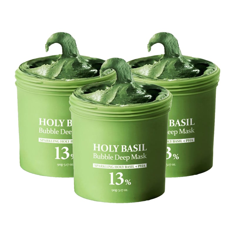 🌿 Glimsea™ Holy Basil Bubble Deep Mask