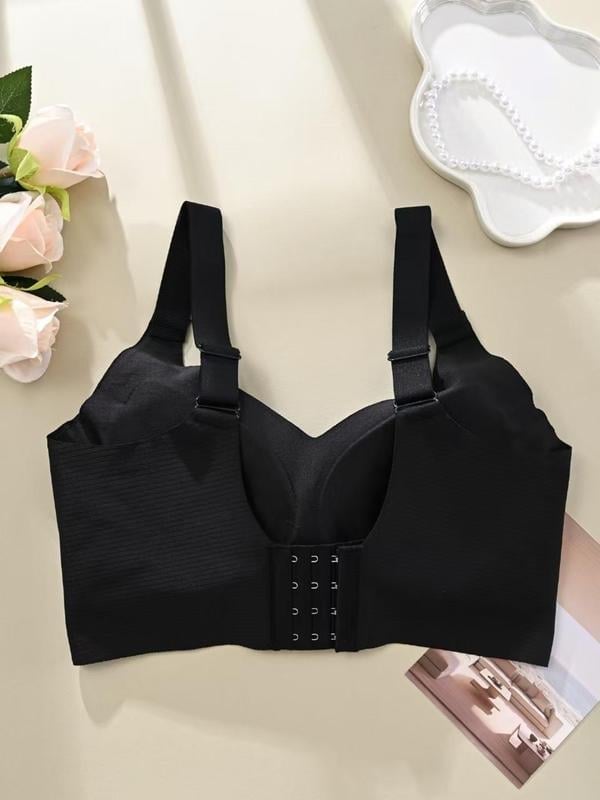 🎁Ribbet push-up-bh til kvinder med justerbare bøjler