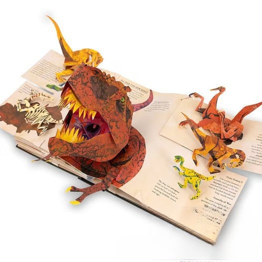 ⏰Særlig ugentlig kampagne: 60% rabat🦖Encyclopedia 3D Prehistorica Dinosaurs📙HARDCOVE