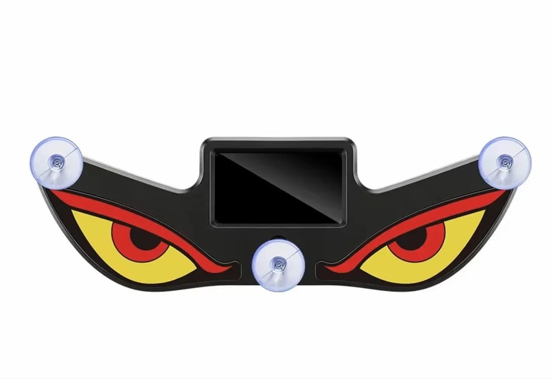 🔥Sidste dag med 49 % rabat – Solar Demon Eye LED-vindueslampe til bilen