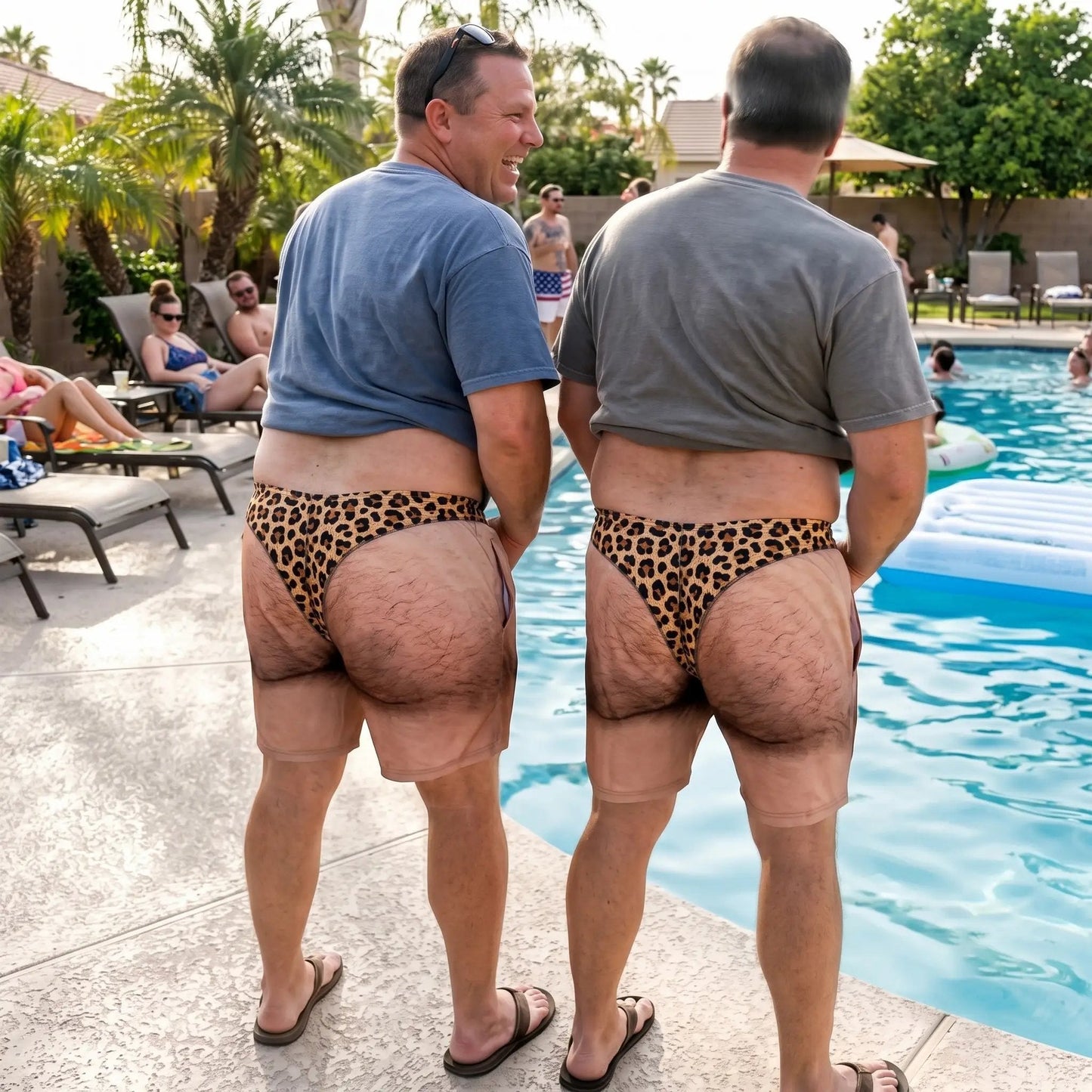 »Cheeky Commando« – sjove badebukser til sjov – garanteret til at få folk til at kigge to gange