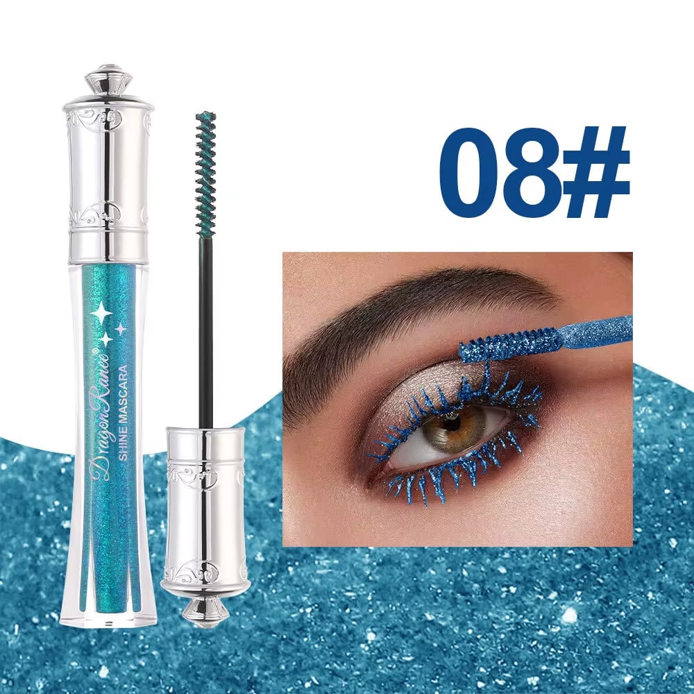 Glitrende krystalldiamantfarvet glittermascara