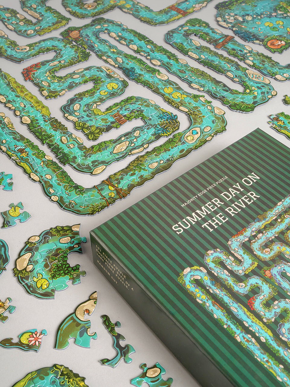 🔥SIDSTE DAG 45 % RABAT - 🧩All Edge Jigsaw Challenge - 🤯Hvert stykke er en udfordrin