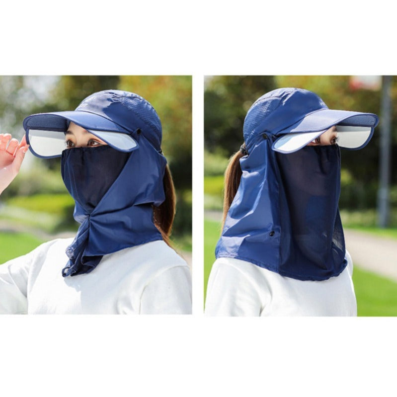 All-Terrain UV Shield Cap med nakke- og ansigtsbeskyttelse