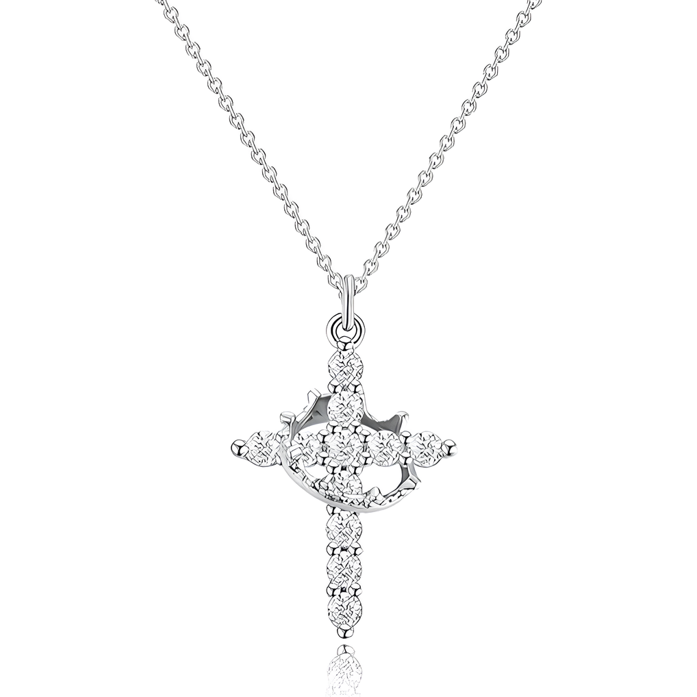 【🔥Køb 1 og få 1 gratis】🙏Halskæde med roterende korsvedhæng