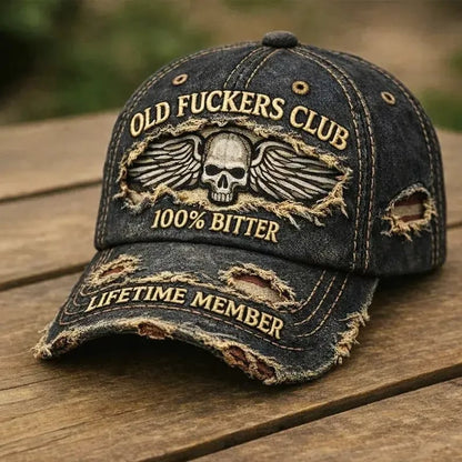 🧢Old F*ckers Club – Vintage baseballkasket