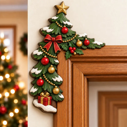 ⏰SIDSTE DAG – 50 % RABAT 🎅Julepynt til dørkarmen – »Peekaboo«-hjørnepynt